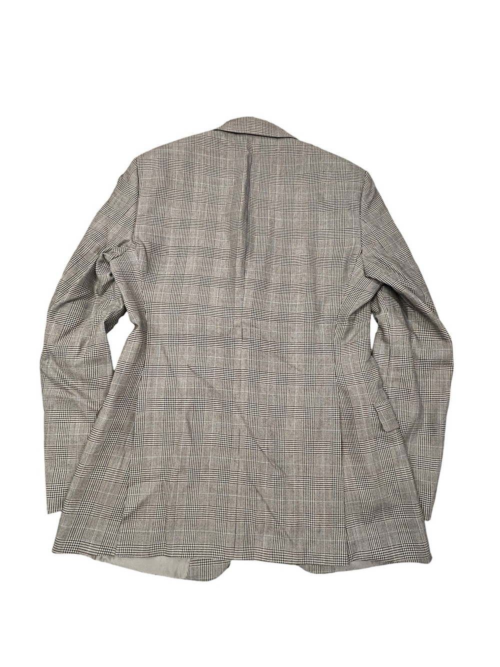 Ralph Lauren Vintage Gray Glen Plaid Men's Blazer 40L Silk Wool Y2K Business - Picture 3 of 8